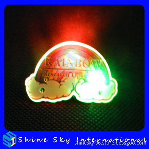 Best Quality Antique Led Light Up Badge Pin